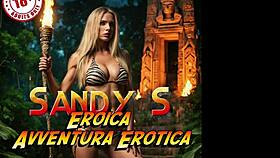 Sandy's Erotic Adventure In MILF Cosplay Porn Parody