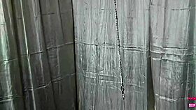 Blonde in stockings is tied up and fucked with a butt plug in her ass!