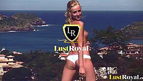 Skinny brunette babe GETS DRILLED HARD by MONSTER COCK in hardcore missionary