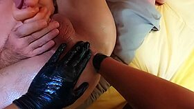 threesome femdom anal fisting blowjob 😩