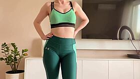 I give a massage to my friend's mom that leads to fucking her bent over