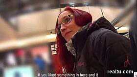 i'm the flawless czech cutie, watch me get teased in the hypermarket and nailed in pov