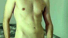 Masturbating to cum on webcam.