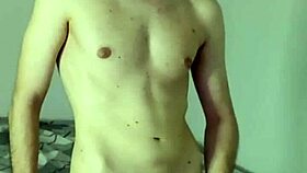 Masturbating to cum on webcam.