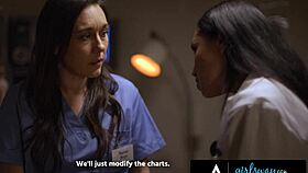 Girlsway Doctor Vicki Chase Spreads Legs For Sinn Sage Secret Keeping