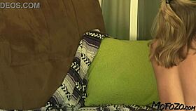 Blonde milf fucks her stepdaughter's boyfriend with sloppy blowjob and assfucking