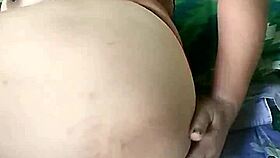 pornstar poosoo massages her big boobs