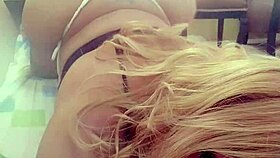 horny transsexual Carolina invites Lokita and cock to her bed for blowjob and fucking