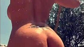 Dirty Milf Flashes Nude In Public