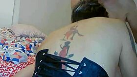 wife gets anal creampie after handjob and orgasm