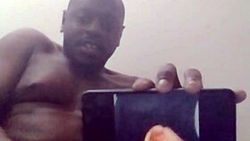 orgasming to solo ebony videos while testing my new phone 😍