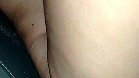 Bruna Silva, the hotwife, gives a blowjob and gets creampied in the car. Her cuckold husband films it.