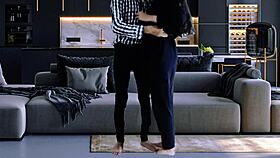 desi couple shares intimate night with kisses and touches