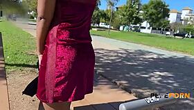 The Ebony Goddess Paris Finishes with Pussy Drilled by a Cock