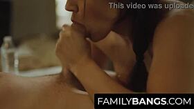 Stressed milf finds messy son-in-law, what happens next?