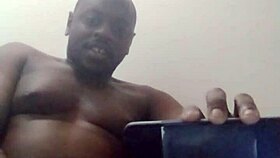 orgasming to solo ebony videos while testing my new phone 😍