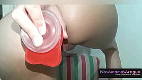 Girlfriend Sends Webcam Videos Of Anal Masturbation With Jewel