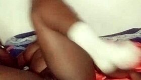 pretty tiny 18+er alone plays with big clit.