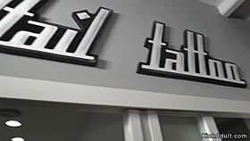 i feel the pain as clamped slut gets anal banged in public