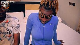 Joy enjoys a curvy ride with big tits and ass