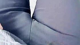 Hey, Crossdresser Tingting Gets Naughty Outdoors in Female Clothes, Peeing in Public!