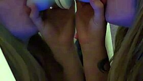 Seductive Killavanilla rides dildo in lingerie with toys and masturbation