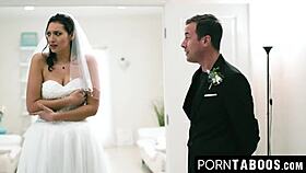 best man indulges in forbidden deepthroat with bella rolland before his wedding
