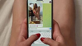 Nude Photo Accident Leads To Passionate Step-Sisters Fucking! 😏👯‍♀️