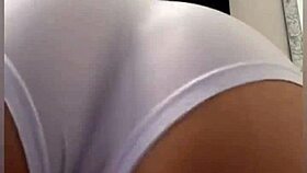 check out this solo session where she flashes and enjoys some personal time with intense focus