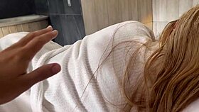 stepmother invites stepson to new house, he warms her ass 😈