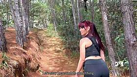 amateur latin couple danner mendes and yenifer chacon have cunilingus in forest on the sly 😏