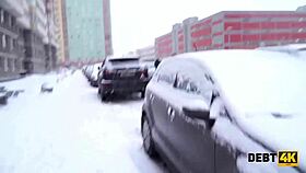 Russian Redhead Bent Over Rough Fuck