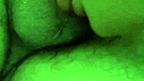 Monika Fox licks and blows small cock, letting him cum free.