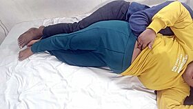 i fucked my pregnant sister-in-law in the bedroom, making her happy with big natural tits