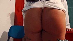 Is the sexy teacher punishing her student with a hard fuck or rewarding him?