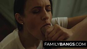 Stressed milf finds messy son-in-law, what happens next?