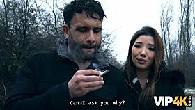 Show boobies to hit boyfriend back