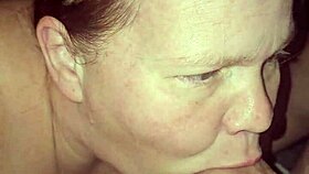 Sexy MILF with Big Nipples Sucking Monster Cock