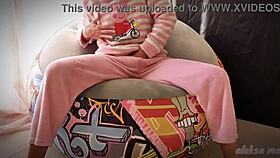 Wow, Skinny Asian Teen Masturbates Pussy and Squirts Orgasm!