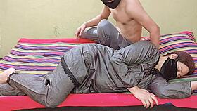 Pakistani bhabhi gets fucked hard and fast in doggystyle position with big tits bouncing