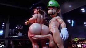 Luigi and daisy are cheating on each other.