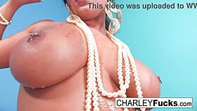 i'm oiled up, rubbing my big tits and pussy... so horny