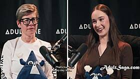 Hazel Moore and Bree Mills in casting interview discuss daily anal assfucking