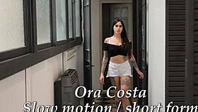 tattoo latina fake tits fucked by casting agent