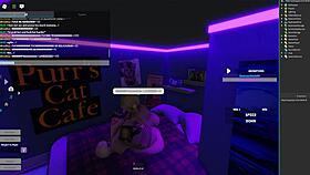 Futanari fucks my huge ass in the studio