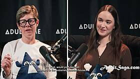 Hazel Moore and Bree Mills in casting interview discuss daily anal assfucking