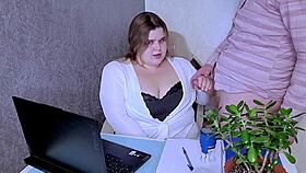 i always felt attracted to my boss until the day he came close to me with a hard dick so i couldnt resist i sucked his cock and we had a really good fuck in the office during office hours