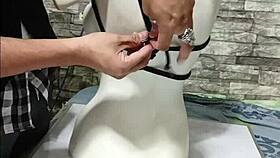 hey, peruvian boobs bdsm tutorial on tying tits 😏