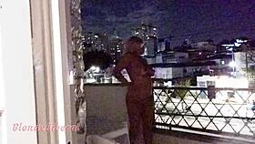 Trailer: Will Someone On The Street See The Married Woman Fucking Her Brother-In-Law On The Porch?