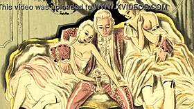 Exploring vintage erotic drawings from the antique collection.